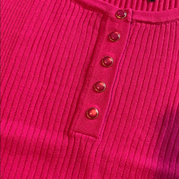 Bebe Henley Ribbed Tank - Picture 3 of 6